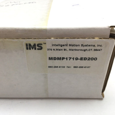 New IMS MDMP-1719-ED200 MDrive 17 Stepper Motor, NEMA 17, Shaft: 5mm, 12-48VDC