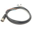 Used Servo Encoder/Feedback Cable, M23 19-Pin Round Female to 18x 22AWG Leads, 7'