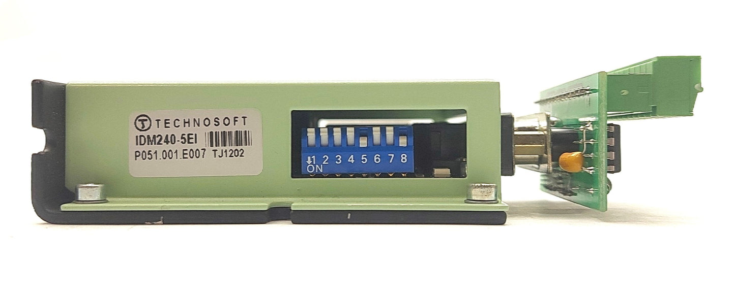 Used TECHNOSOFT IDM240-5EI Intelligent Servo Drive, 1-Axis, RS-232/485, 12-48VDC