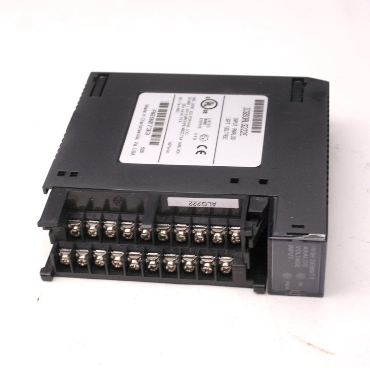 Used GE Fanuc IC693ALG222E Analog Voltage Input Module, Series 90-30, No Cover