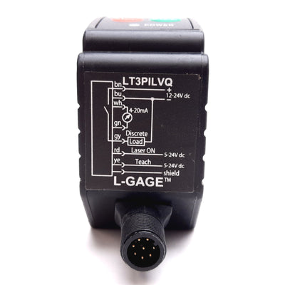 Used Banner LT3PILVQ L-GAGE Long-Range Time-of-Flight Laser Sensor, Range: 0.5m-50m