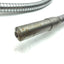 Used Bifurcated Fiber Optic Light Guide Cable, Length: 18", In: 5/8", Out: 1/2"