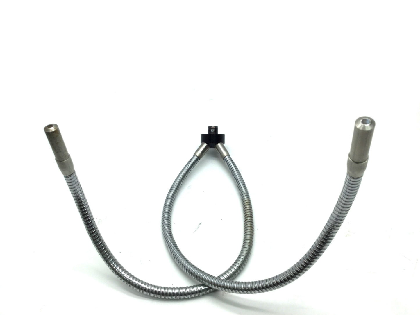 Used Bifurcated Fiber Optic Light Guide Cable, Length: 18", In: 5/8", Out: 1/2"