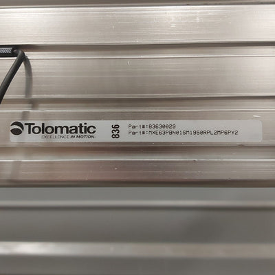 Used Tolomatic MXE63PBN01SM1950 Linear Actuator, 1950mm Travel, 25.4mm Lead, NEMA23