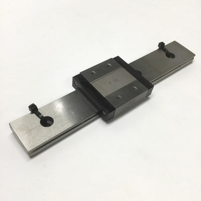 Used IKO LWLF24 B Linear Motion Ball Bearing Slide Carriage on 160mm Guide Rail