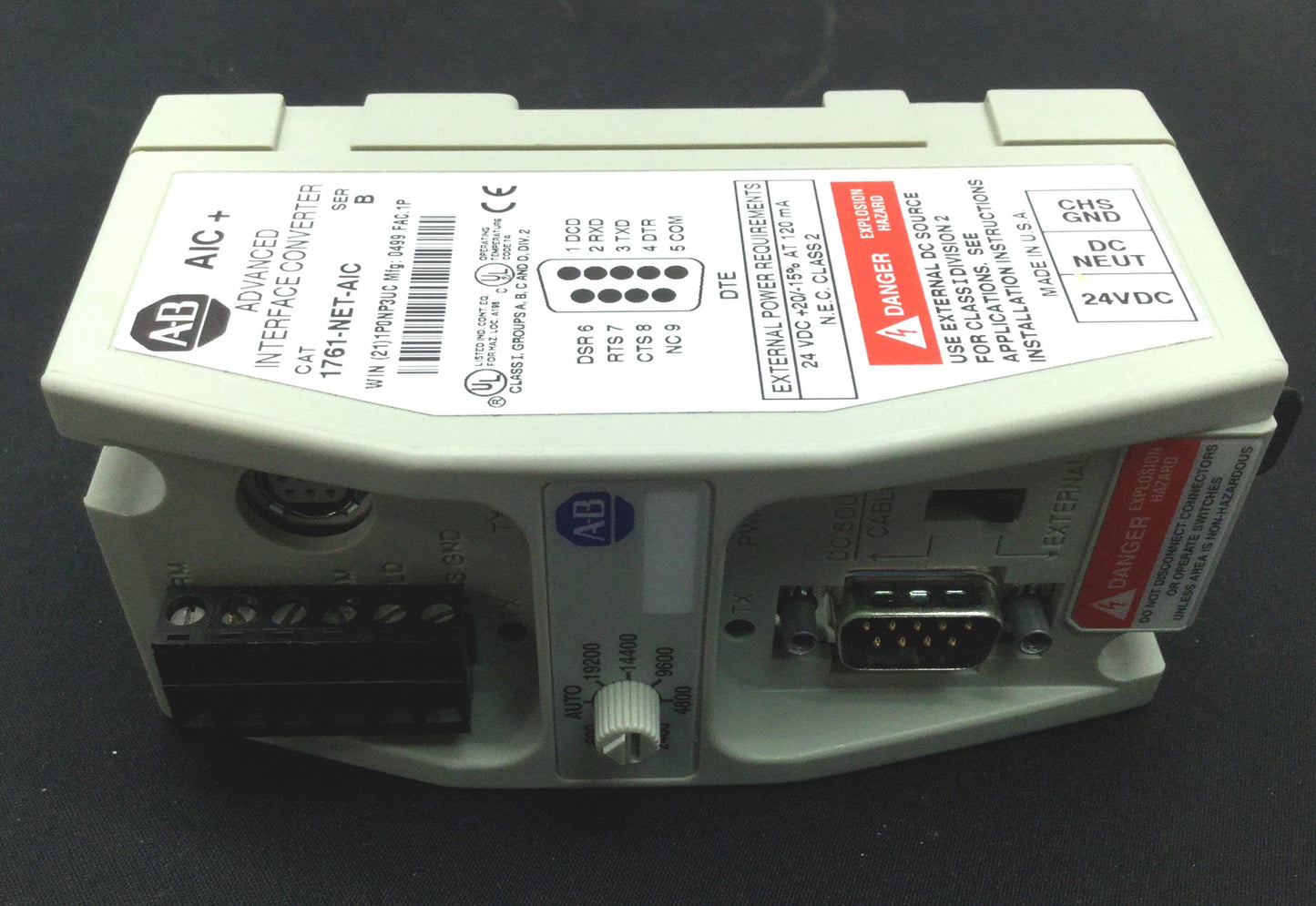 Used Allen-Bradley 1761-NET-AIC Advanced Interface Converter Series B