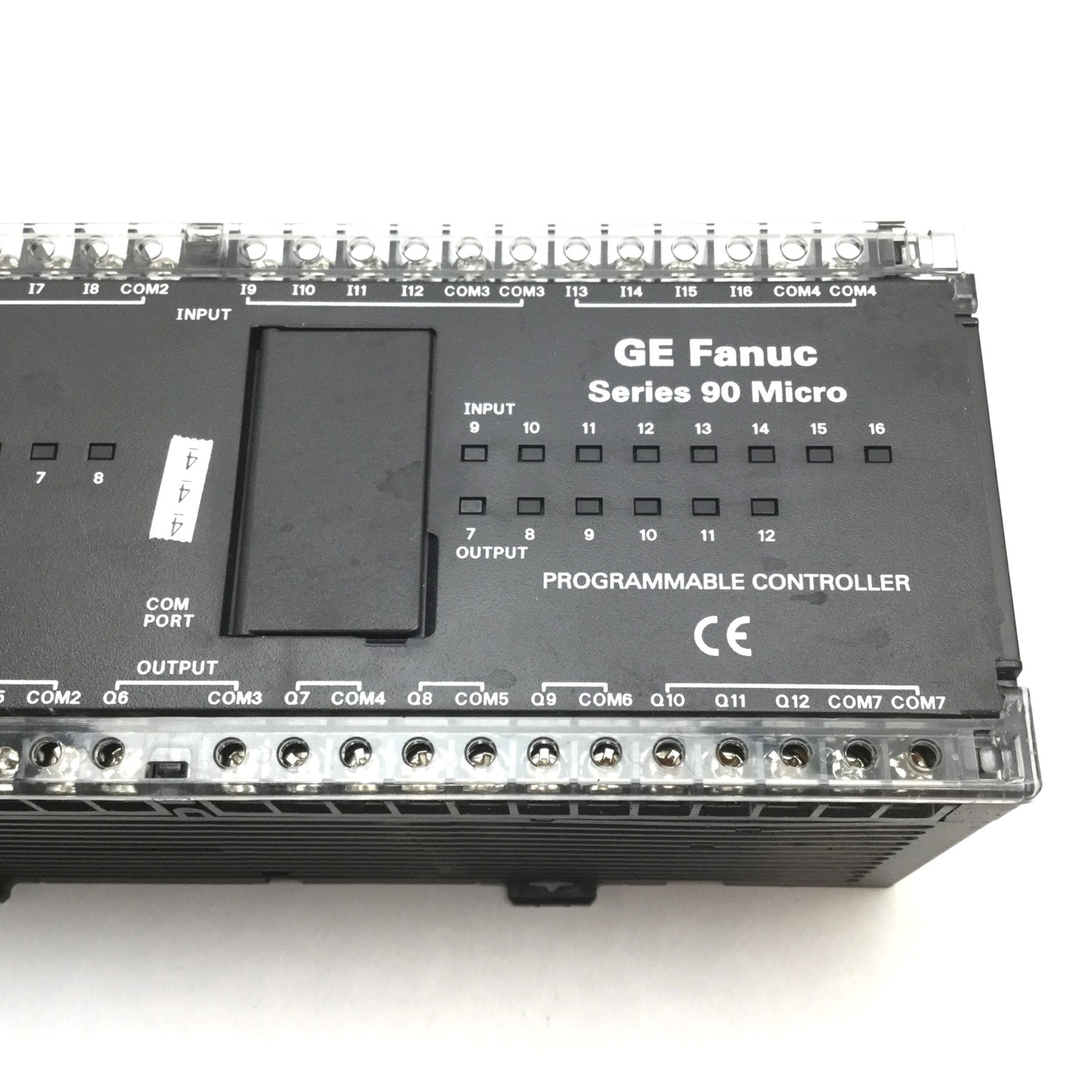 Used GE Fanuc IC693UDR005FP1 Series 90 Micro PLC, 16x Inputs, 12x Outputs, 100-240VAC