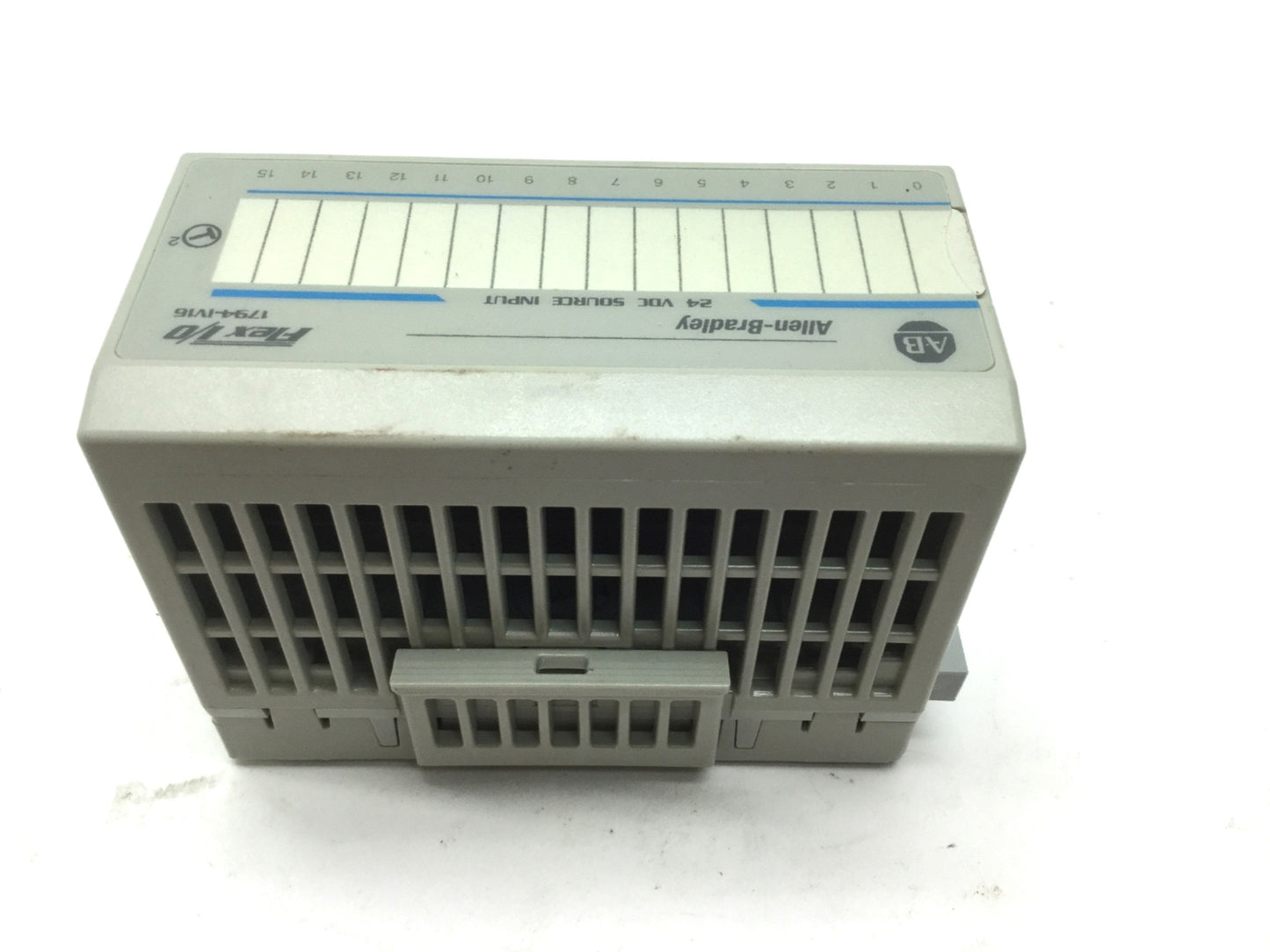 Used Allen Bradley Flex I/O Input Module 16-Ch 1794-IV16 W/ 1794-TB3 Terminal Base