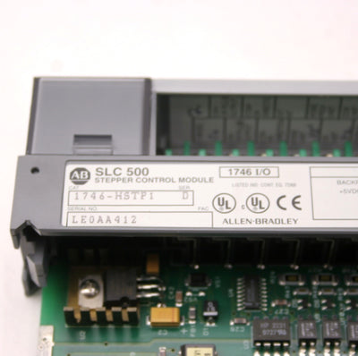 Used Allen Bradley 1746-HSTP1 SLC 500 Stepper Control Module, Series D, 5VDC/24VDC