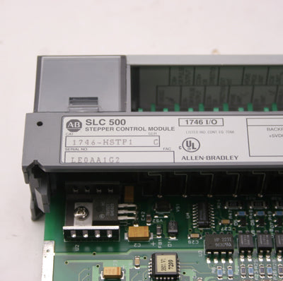 Used Allen Bradley 1746-HSTP1 SLC 500 Stepper Control Module, 5VDC/24VDC, Series C