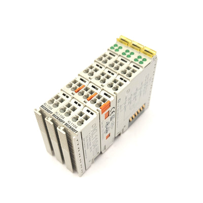 Used Lot Of 3 BECKHOFF KL1104 4-Channel Digital Input Terminal, 24VDC, 2-Wire/3-Wire