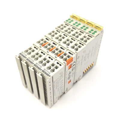 Used Lot Of 4 BECKHOFF KL1114 4-Channel Digital Input Terminal, 24VDC, 2-Wire/3-Wire