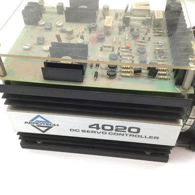 Used Aerotech 4020 Linear DC Servo Amplifier Output: 40V 20A 1000W Input: 230VAC 2.5A