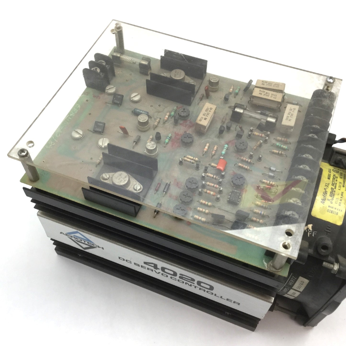 Used Aerotech 4020 Linear DC Servo Amplifier Output: 40V 20A 1000W Input: 230VAC 2.5A