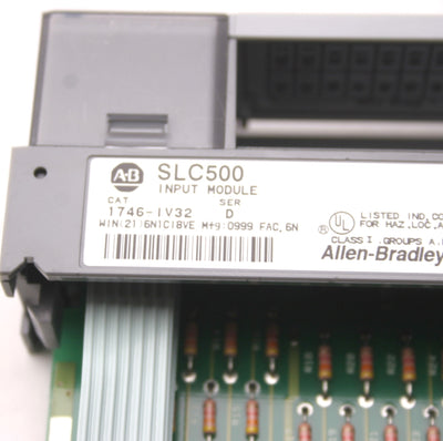 Used Allen Bradley 1746-IV32 SLC500 Series D Input Module, 32-Point, 15-30VDC