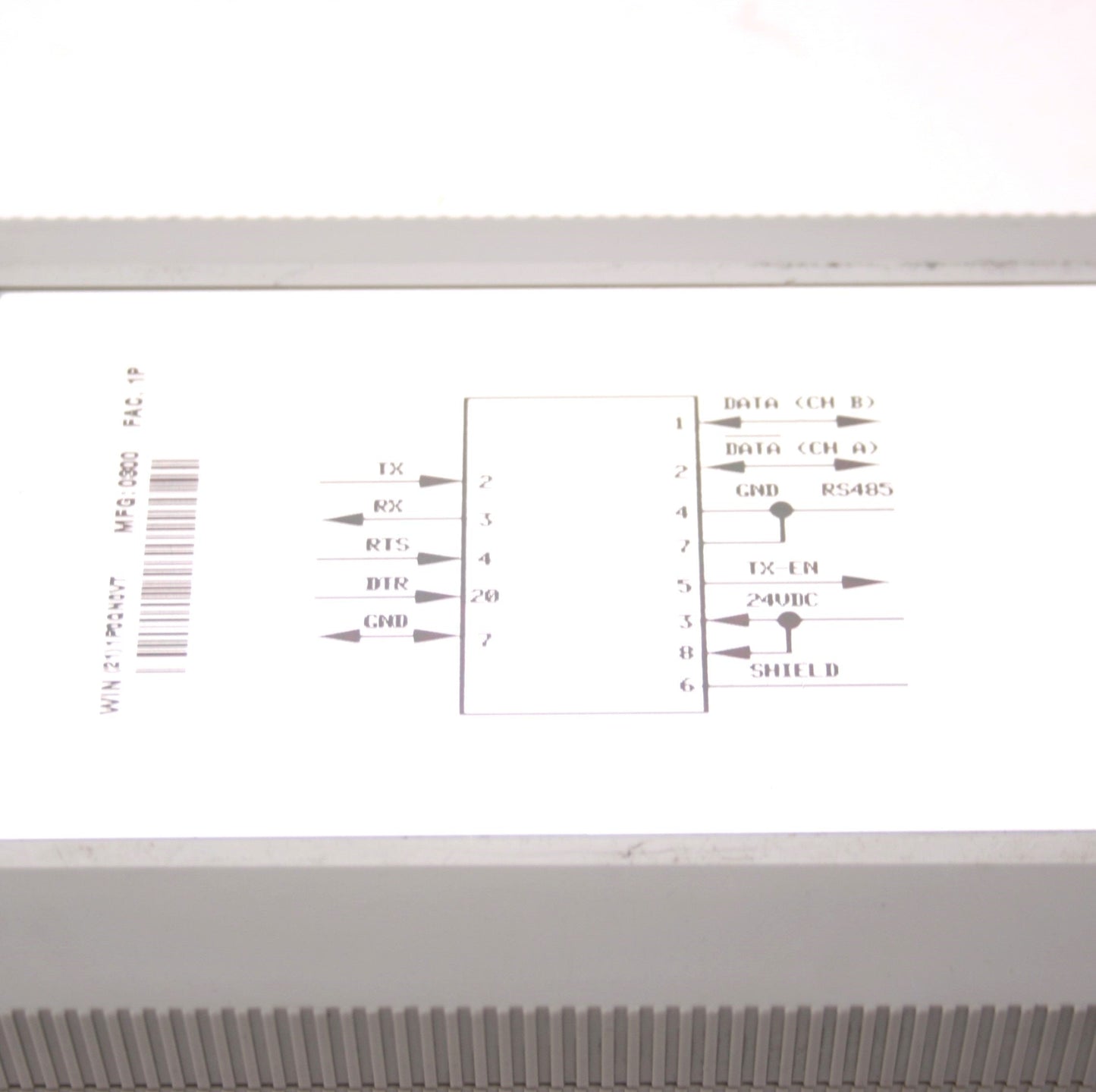 Used Allen Bradley 1747-PIC Personal Computer RS-232 to RS-485 Interface Converter