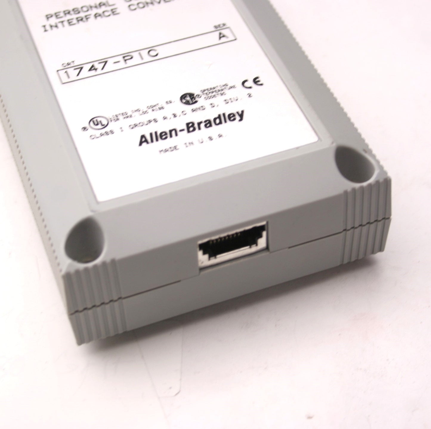 Used Allen Bradley 1747-PIC Personal Computer RS-232 to RS-485 Interface Converter