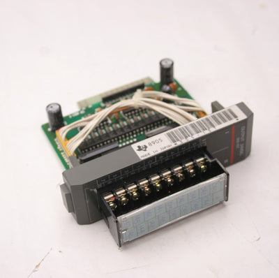 Used Texas Instruments 305-15T Output Module 5-28VDC, 0.5A, Out: 24VDC *Broken Mount*