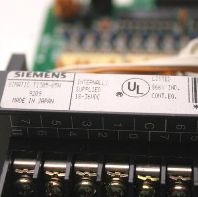 Used Siemens Simatic TI305-05N Input Module, Internally Supplied, 18-36VDC, 16 Point