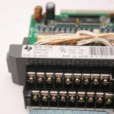 Used Texas Instruments 305-05N Input Module, Internally Supplied, 18-36VDC, 16 Point