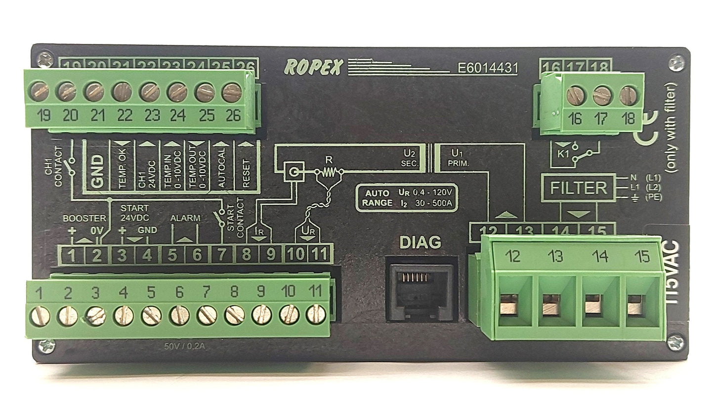 Used ROPEX RES-445-V Resistron Impulse Heat Sealing Band Controller, 0-500øC 115VAC