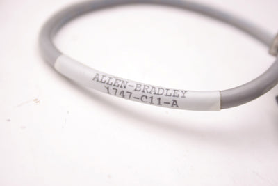 Used Allen Bradley 1747-C11-A SLC500 Programmer Cable 10" RJ-45 Processor to Isolator