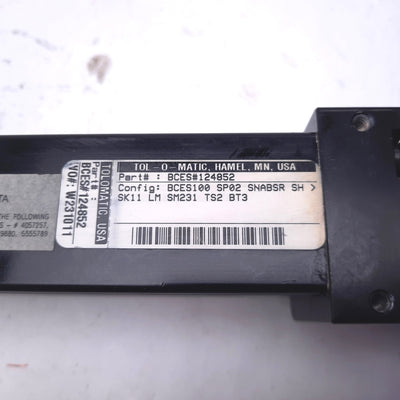 Used Tolomatic BCES100 SP02 SNABSR SH Linear Actuator Drive Stroke: 11", NEMA 23