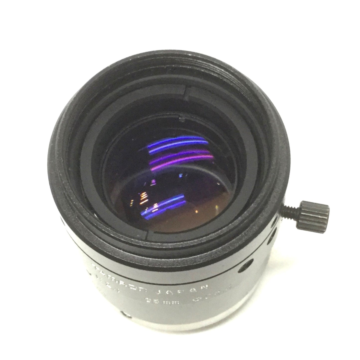 Used Tamron 23FM35-L 35mm FL Machine Vision Camera Lens 1:2.1 C-Mount 2/3" w/ Lock