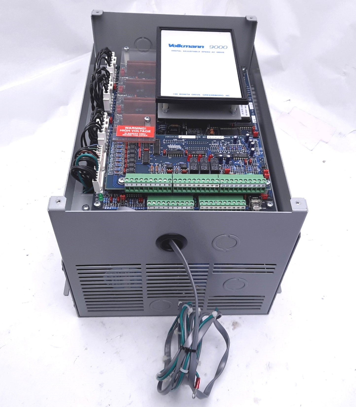 Used TB Woods Inc Volkmann 9000 72428G1-C Digital Adjustable Speed AC Drive 3PH, 7.2A