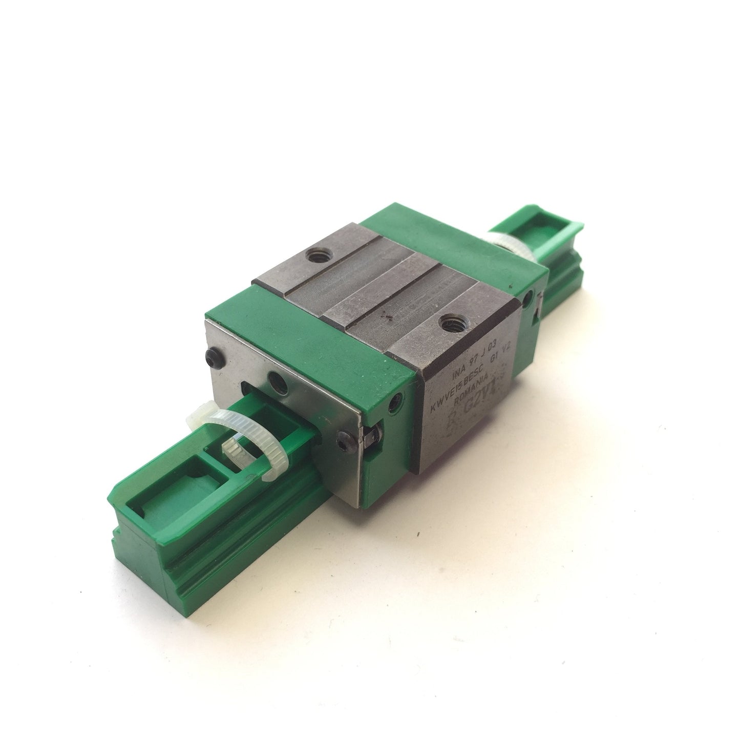 New Other INA KWVE15-B-ESC-G1-V2 Linear Bearing Carriage, 15mm ID, 34mm OD, 44.5mm Width