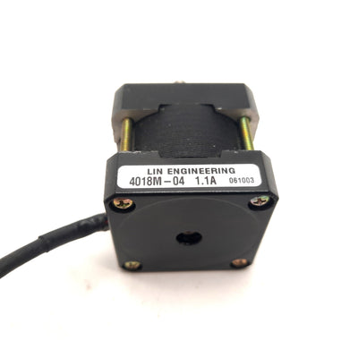 Used Lin Engineering 4018M-04 Stepper Motor Nema 17 Shaft 5mm Step 1.8 Deg