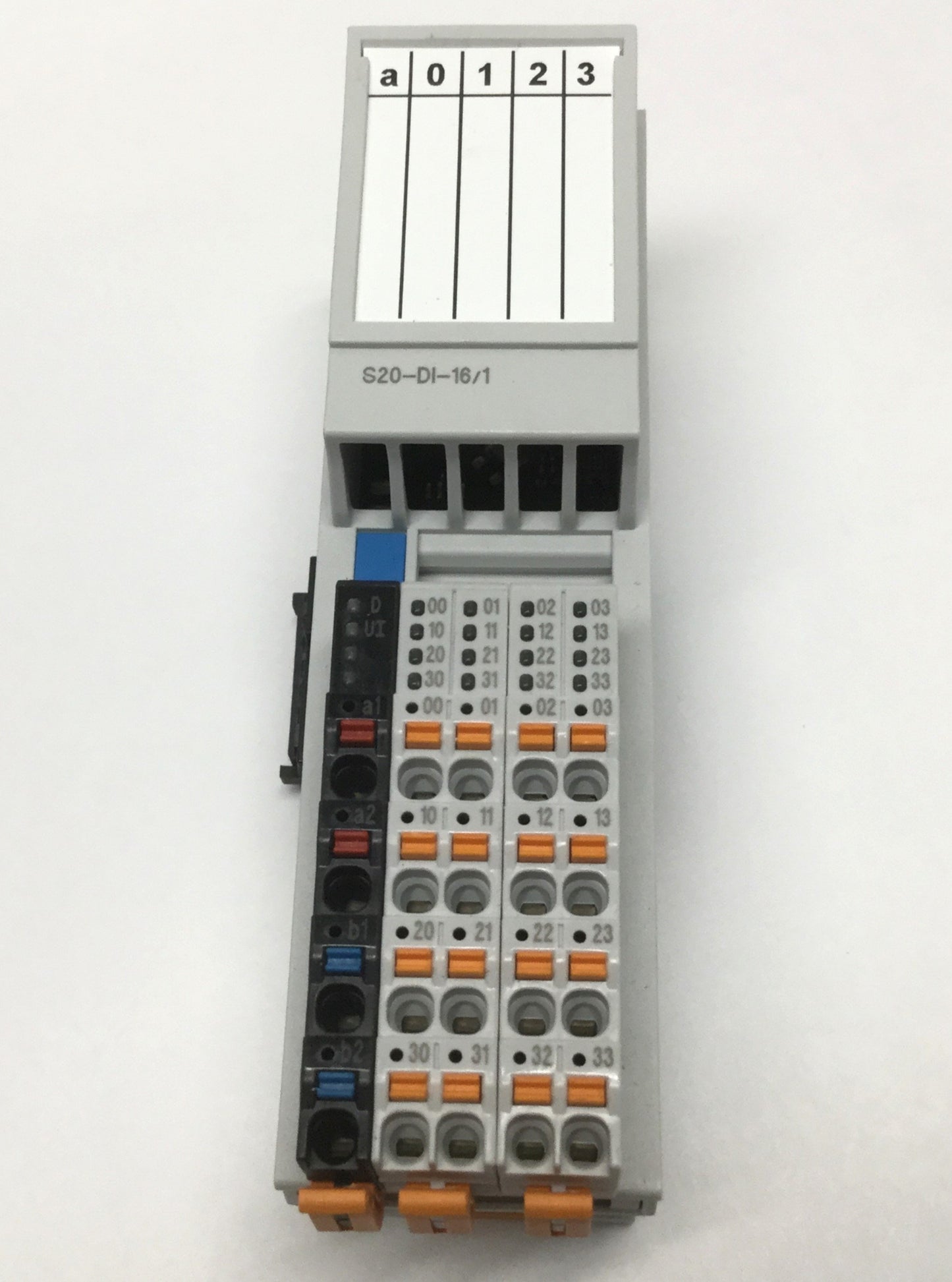 Used Rexroth S20-DI-16/1 IndraControl 1-Wire Sensor Digital Input Module 16 Pt, 24VDC