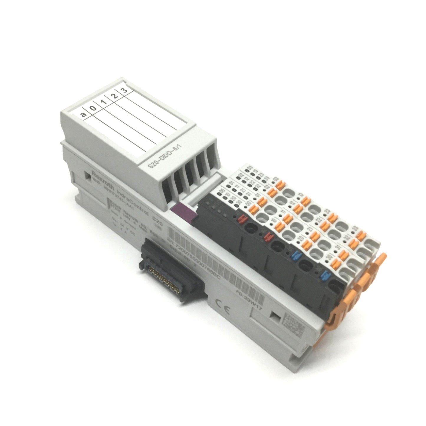 Used Rexroth S20-DIDO-8/1 IndraControl 1-Wire Digital Input/Output Module 8 I/O 24VDC