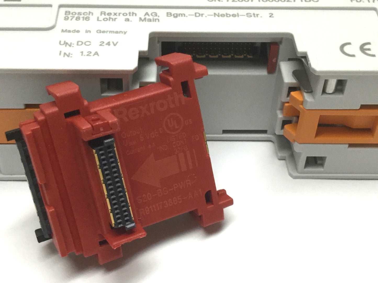 Used Rexroth S20-PWR IndraControl Bus Logic Power Supply Boost Module 24VDC, 4A