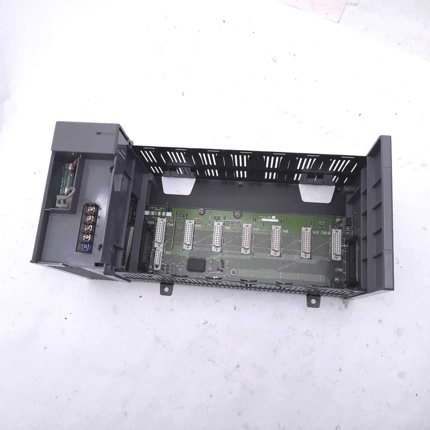 Used Allen Bradley 1746-P1 SLC500 Power Supply, 24VDC 5VDC, With 1746-A7 7-Slot Rack