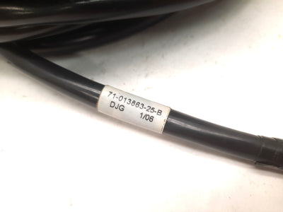 Used Parker 71-013863-25 Motor Power Cable 5-Pin Round 25ft APEX602/603/604/605/606