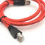 Used BALLUFF BCC M414-E894-8G-672-ES24N9-010 Double Ended Cordset M12 To RJ45 1 Meter