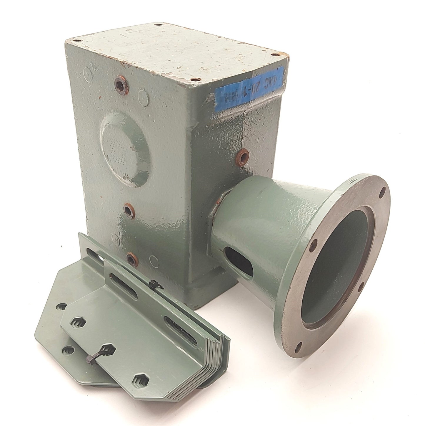 Used HYTROL R-00153-20R 4AC RH Speed/Gear Reducer, 20:1 Ratio, ¾ to 1" Shaft, C-Face