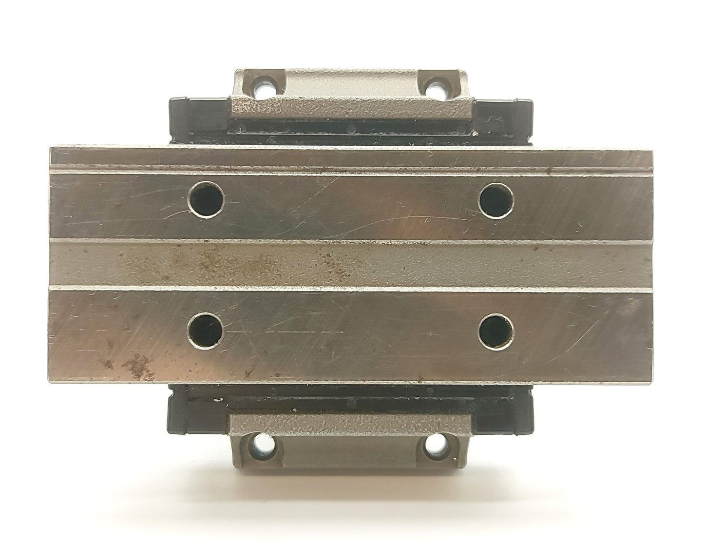 Used NSK LAW17EL Linear Bearing Block on Rail 60 x 37 x 17mm 948lbs Load 65mm Rail