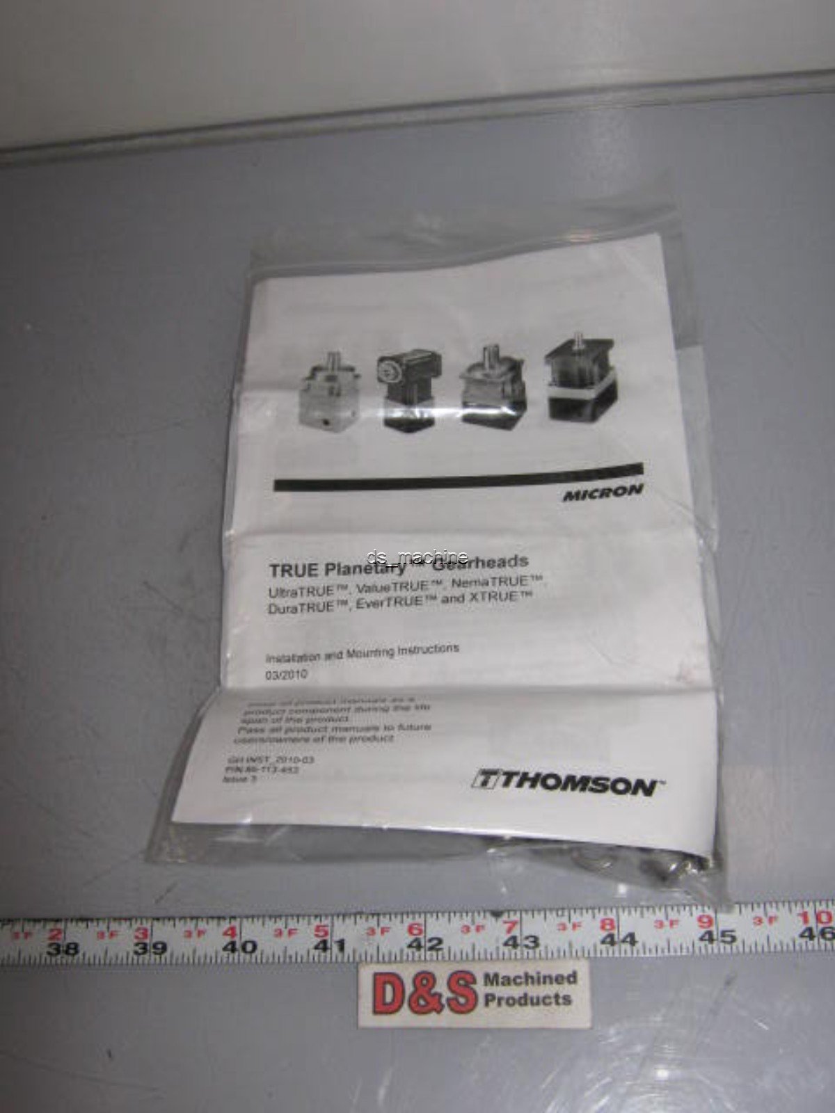 New Thomson Micron 42-314289-B732 UltraTRUE 10 Servo Gearbox 25:1 Ratio