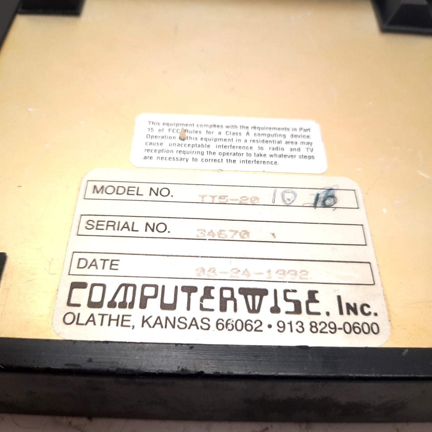 Used ComputerWise TT5-20 Transterm 5 Data Terminal Keypad 24-Key (4x6), 175mA