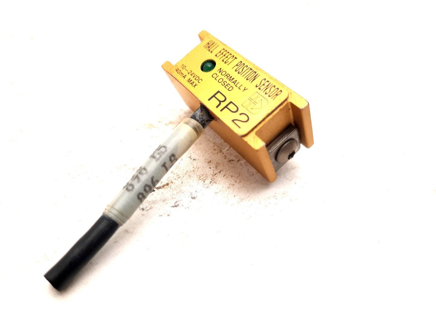 Used Industrial Devices Corp. RP2 Hall Effect Position Sensor, NC, 8-28VDC 40mA