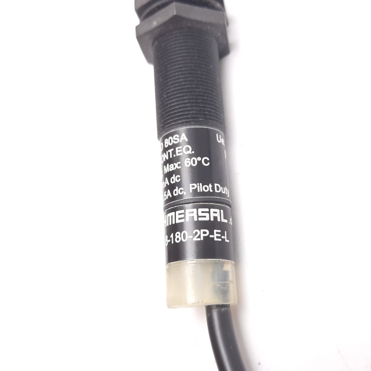 Used Schmersal CSS 8-180-2P-E-L Safety Sensor, Range: 8mm, With CST 180-1 Actuator