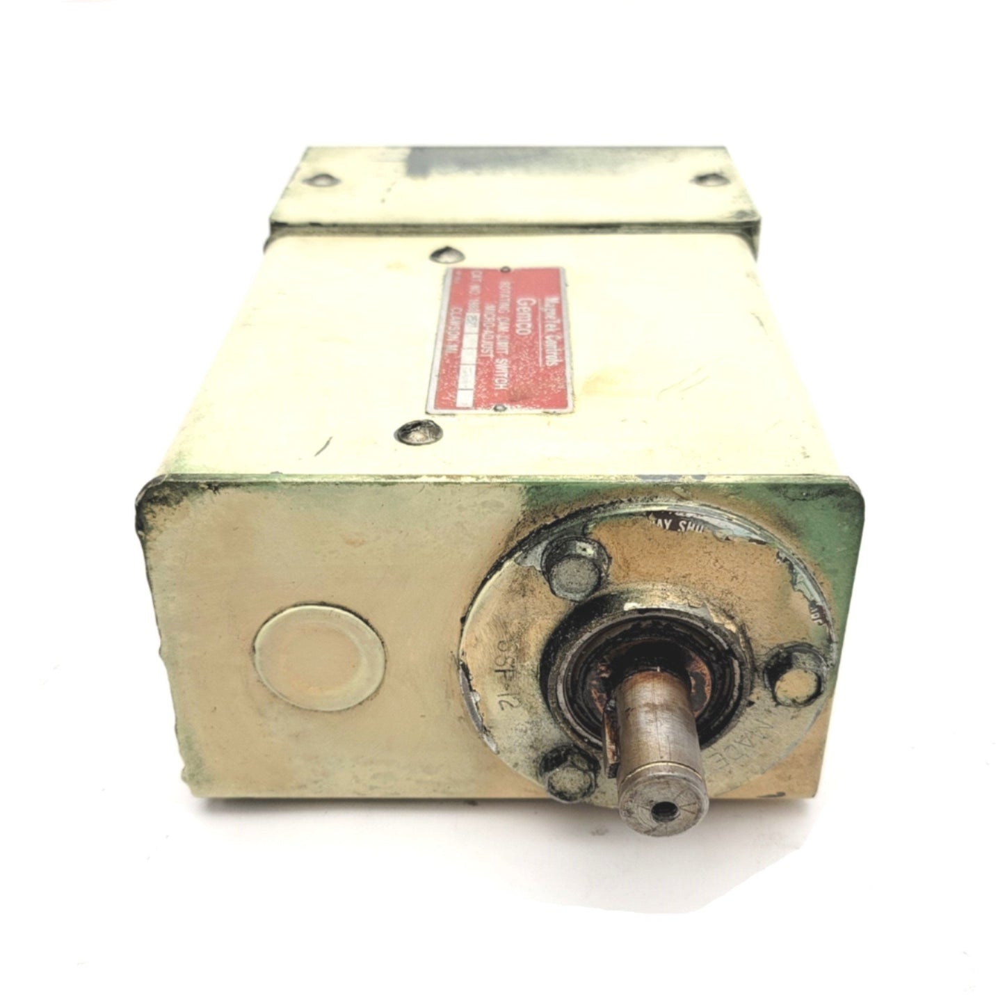 Used MagneTek Gemco 19802527 Rotating Cam Limit Switch Micro-Adjust 4-Circuit SPDT