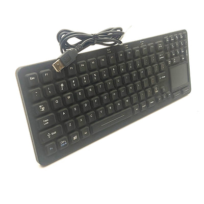 Used Econo-Keys EKS-97-TP Waterproof Touchpad Keyboard, 97-Keys, USB, IP67, Silicone