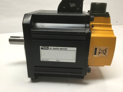 Used Parker PM-FE15AMK AC Servo Motor 1500W, 3000RPM, ?19mm Shaft w/Encoder Feedback