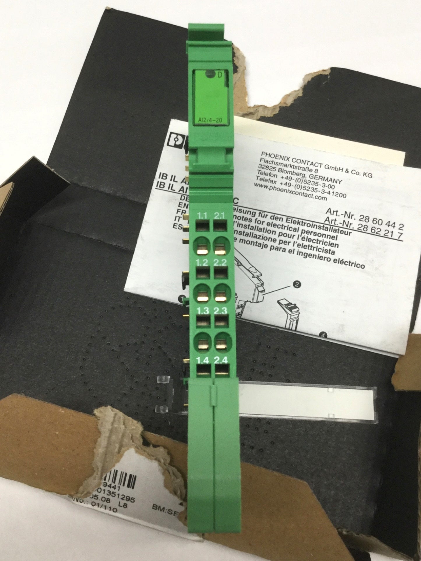 New Other Phoenix Contact IB IL AI 2/4-20-PAC INTERBUS Inline Analog Input Terminal 2CH