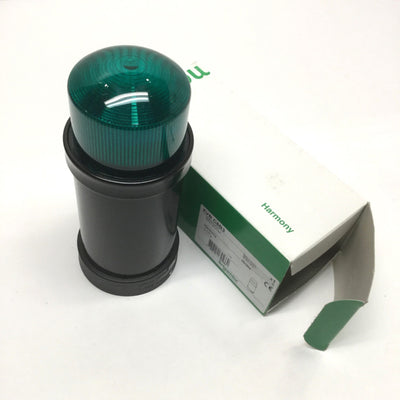 New Schneider XVB-C8B3 Xenon Beacon Green Strobe 1Hz Flash Light Signal Tower, 24V