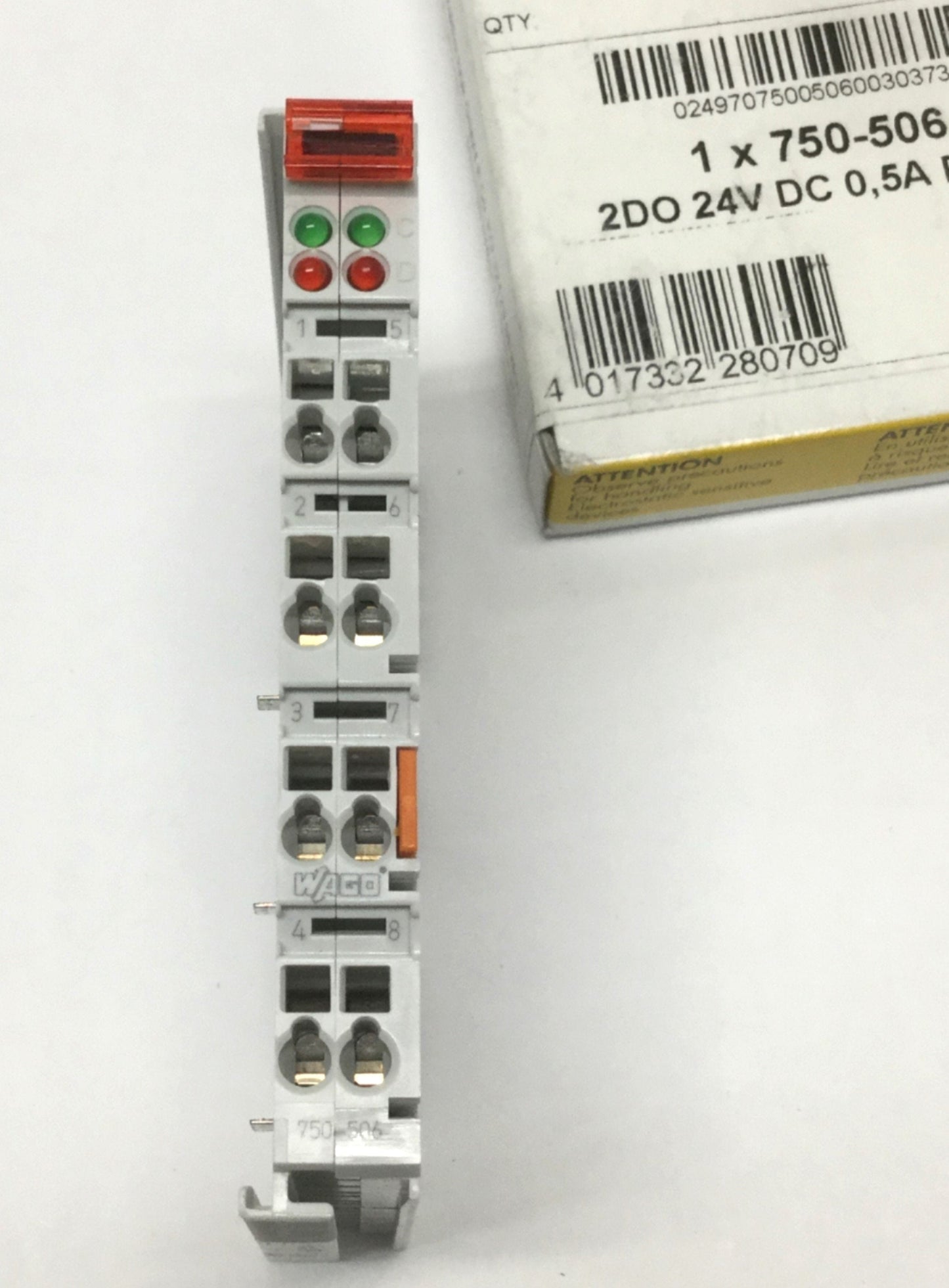 New Other WAGO 750-506 Digital Output Module, 2-Channel DO, 24VDC 0.5A, Diagnostics