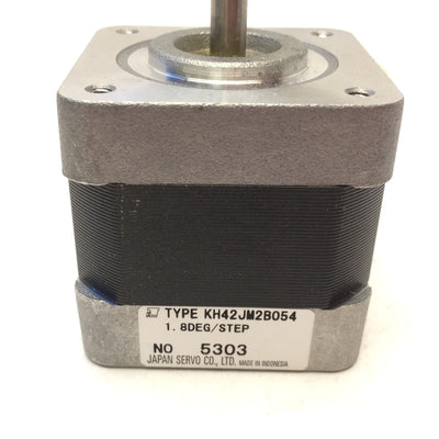 Used Japan Servo Co., LTD KH42JM2B054 Stepper Motor, 1.8 Degree/Step, NEMA 17